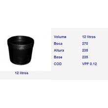 VASO RDK PLAST FLEX 12 L PRETO - 511721