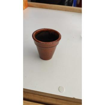 VASO CERAMICO MINI E110 6,5X7 CARAMELO - 516642