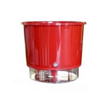 VASO AUTOIRRIGAVEL 03 VERMELHO