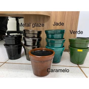 VASO CER P/ VIOLETA E111 10X12 CARAMELO - 517360