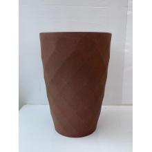 VASO PLAST SAFIRA CONICO 55 FERRUGEM C/ PRATO RED TEXT 32 - 517450