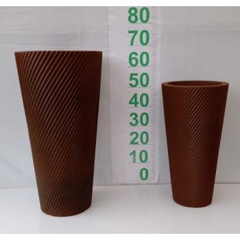 VASO POLI PILAO VITE N3 FERRUGEM (70X36,5X23)