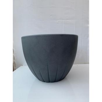VASO POLI BOJUDO FRISADO N1 CHUMBO (30X40X22) - 533803