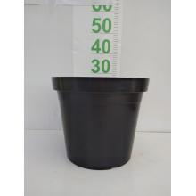 VASO PLASTIC PRETO 27X30 - 537123