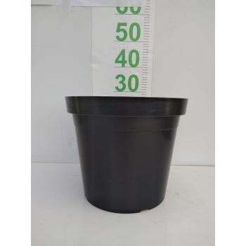VASO PLASTIC PRETO 27X30 - 537123