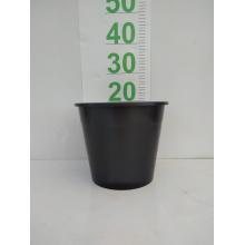 VASO PLASTIC PRETO 22X24 - 537124