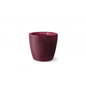 VASO PLAST TRECCIA REDONDO 38 RUBI - 511772