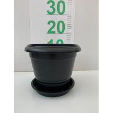 VASO PLAST TERRACOTA 01 PRETO - 517453